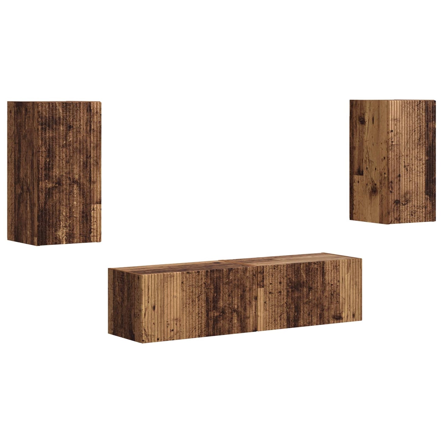 2 pcs Legno vecchio
