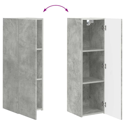 Mobile TV 5 pcs Grigio cemento