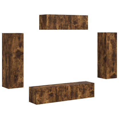 Mobile TV 5 pcs Rovere fumé