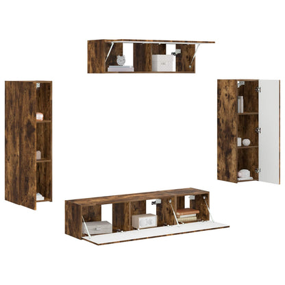 Mobile TV 5 pcs Rovere fumé