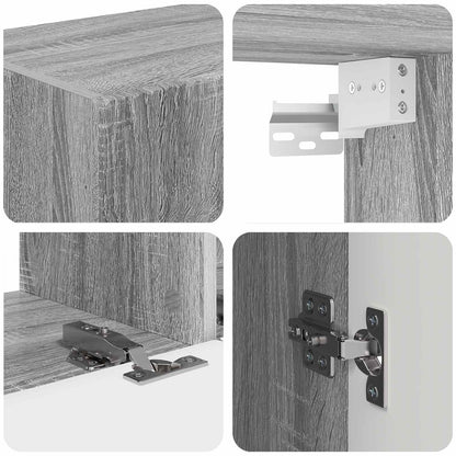 Mobile TV 5 pcs Grigio Sonoma