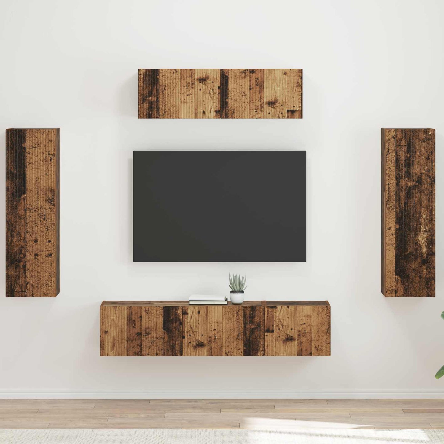 Mobile TV 5 pcs Legno vecchio
