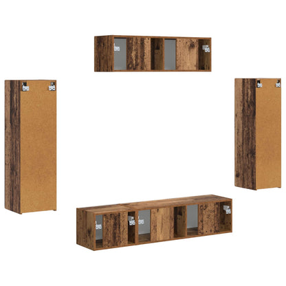 Mobile TV 3 pcs Legno vecchio