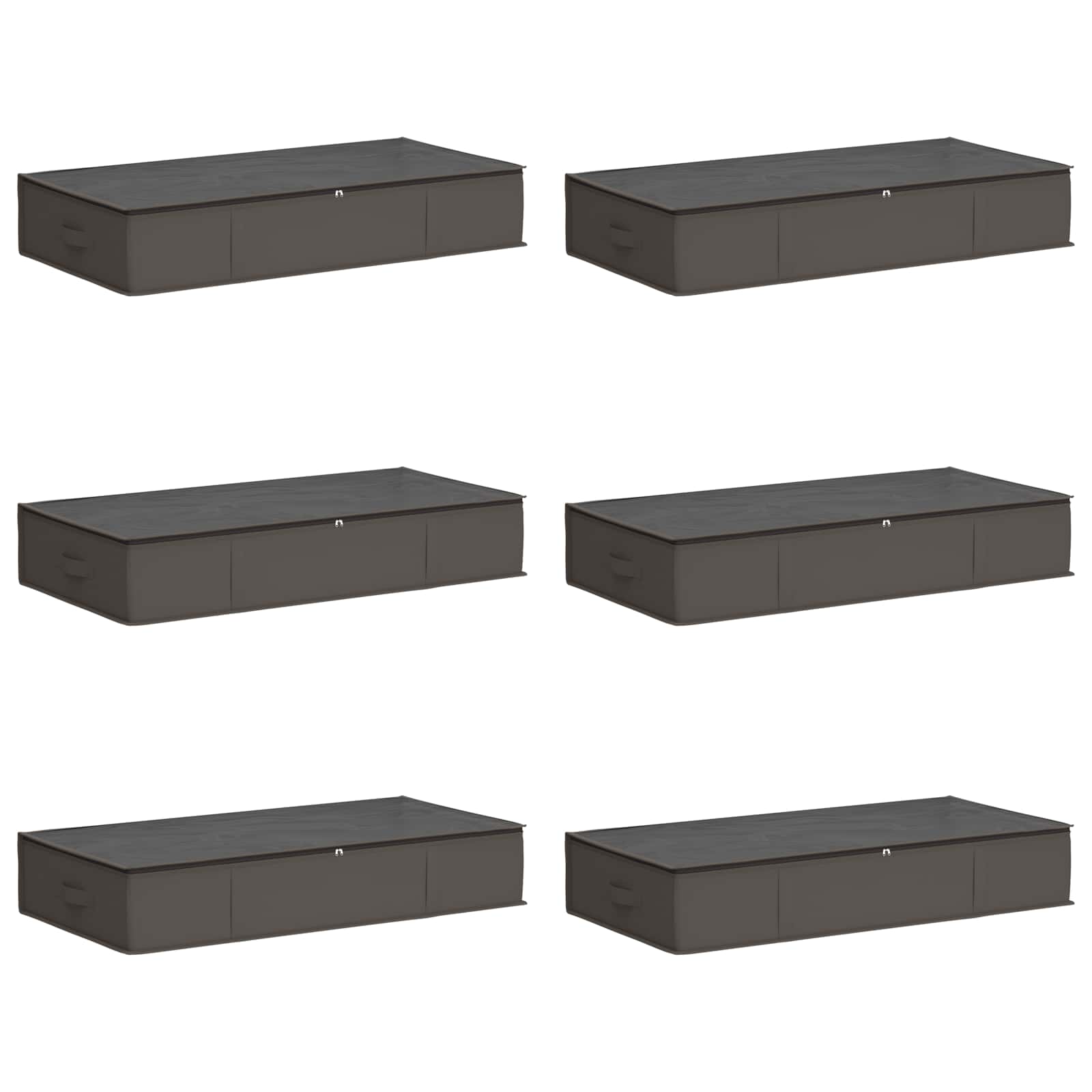 Scatola di stoccaggio con finestra trasparente in alto 6 pcs | homemem39