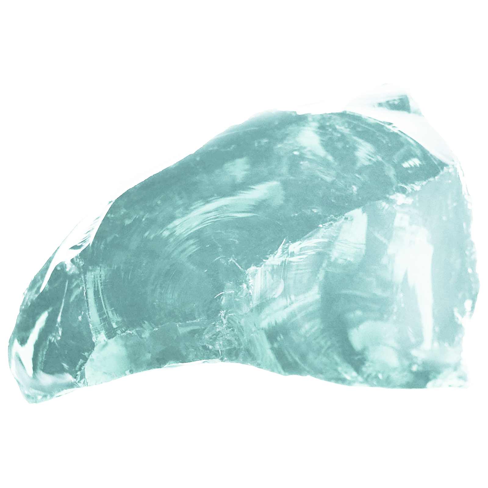 Sassi da Giardino Turchese 12 cm Vetro | homemem39