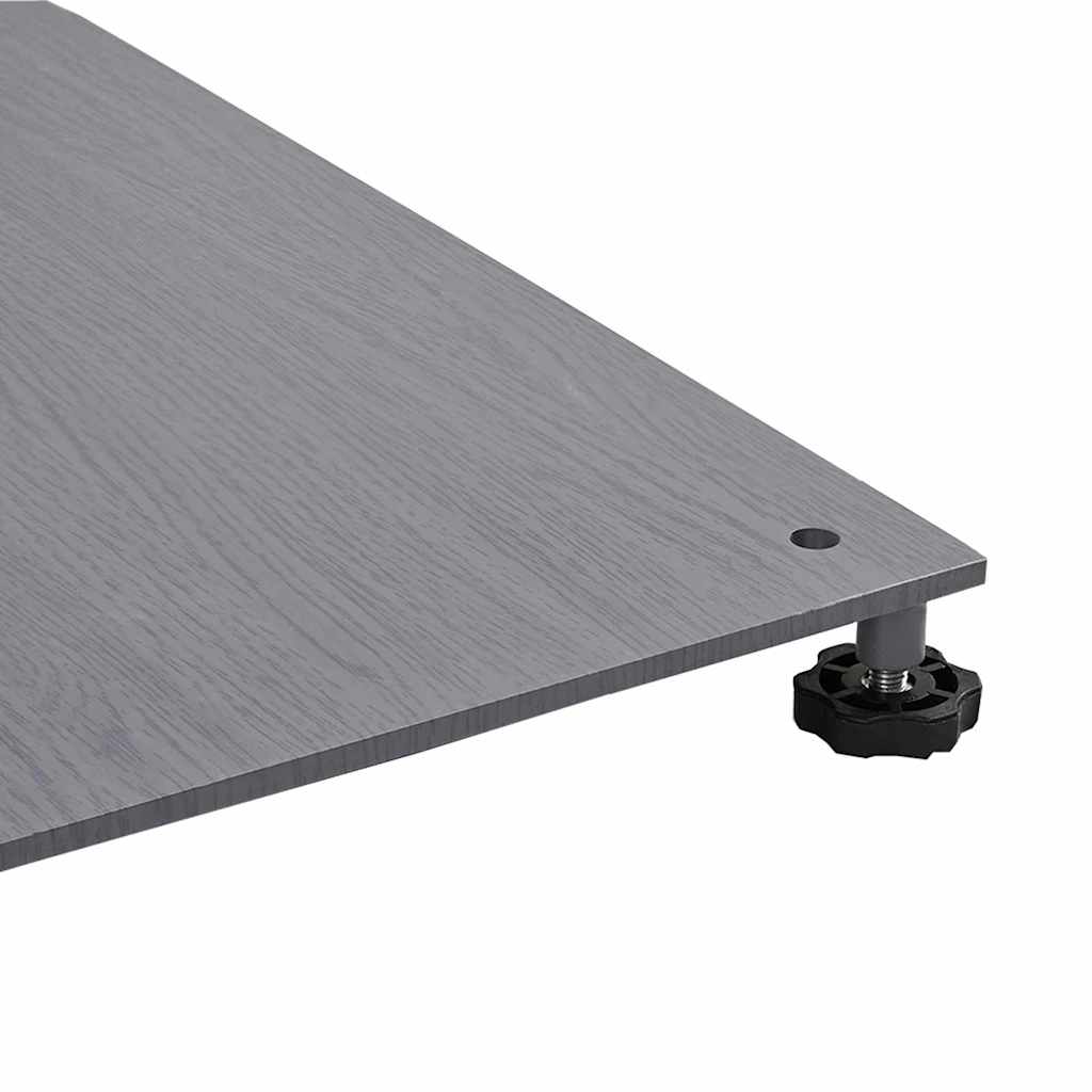 Base per ombrellone Aspetto legno grigio scuro 100 x 100 x 4 cm | homemem39