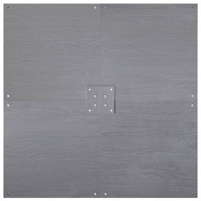 Base per ombrellone Aspetto legno grigio scuro 100 x 100 x 4 cm | homemem39