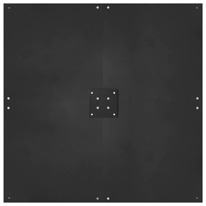 Base per ombrellone Nero 100 x 100 x 4 cm Acciaio | homemem39