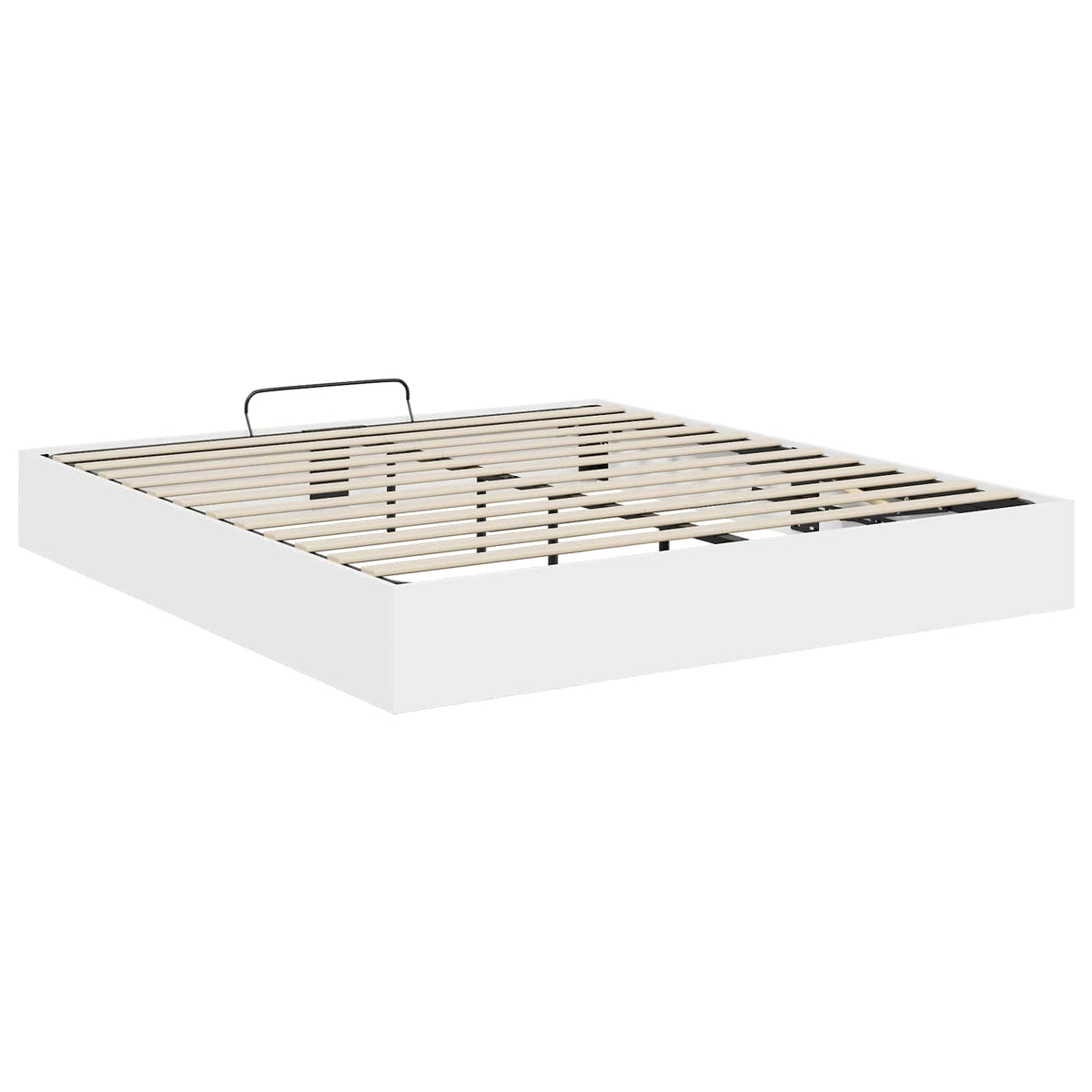 Letto ottomano Bianco 180 x 200 cm Legno ingegnerizzato