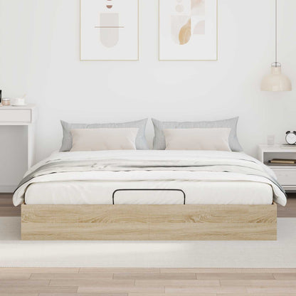 Letto ottomano Rovere Sonoma 180 x 200 cm Legno ingegnerizzato