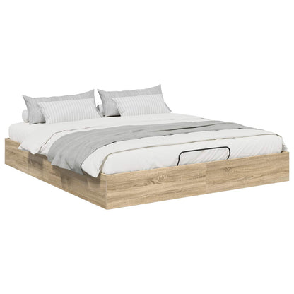 Letto ottomano Rovere Sonoma 180 x 200 cm Legno ingegnerizzato