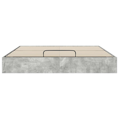 Letto ottomano con archiviazione Calcestruzzo 203 x 180 x 25 cm | homemem39