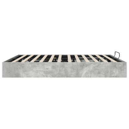 Letto ottomano con archiviazione Calcestruzzo 203 x 180 x 25 cm | homemem39