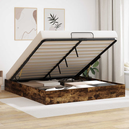 Letto ottomano Quercia Affumicata 203 x 180 x 25 cm | homemem39