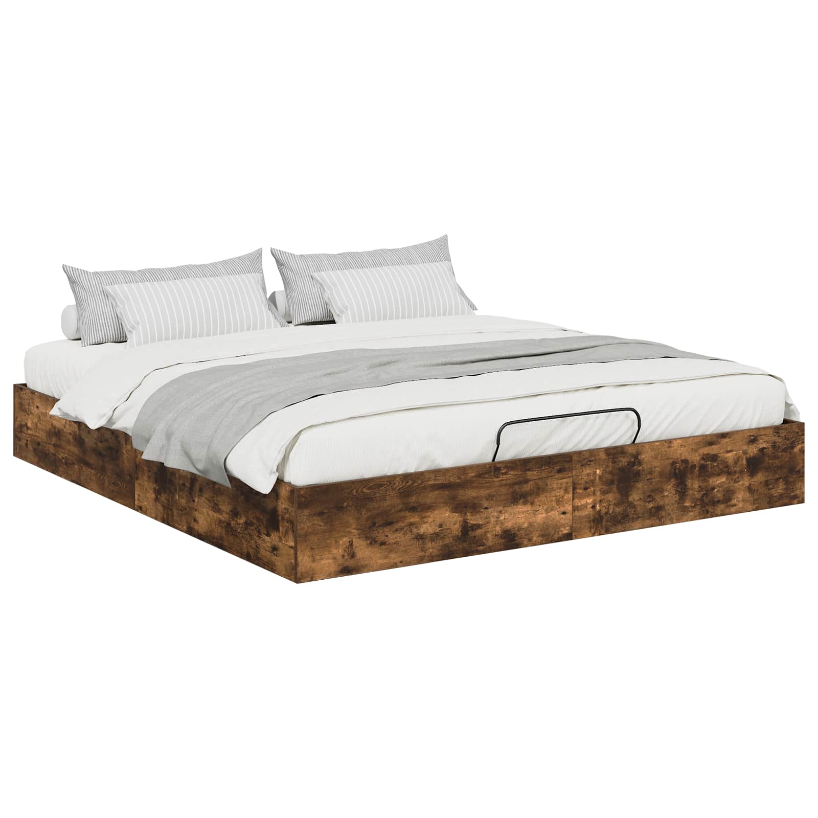Letto ottomano Quercia Affumicata 203 x 180 x 25 cm | homemem39