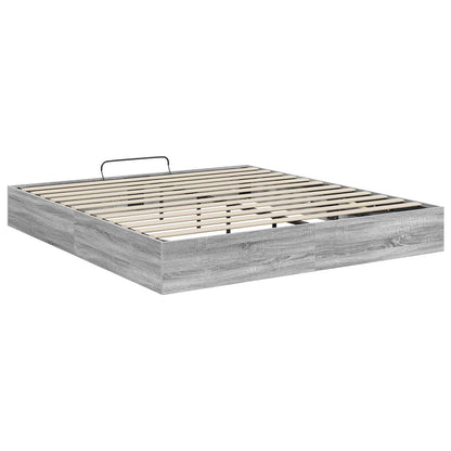 Letto ottomano Sonoma grigia 203 x 180 x 25 cm | homemem39