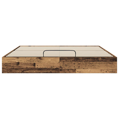 Letto ottomano Legno vecchio 203 x 180 x 25 cm | homemem39