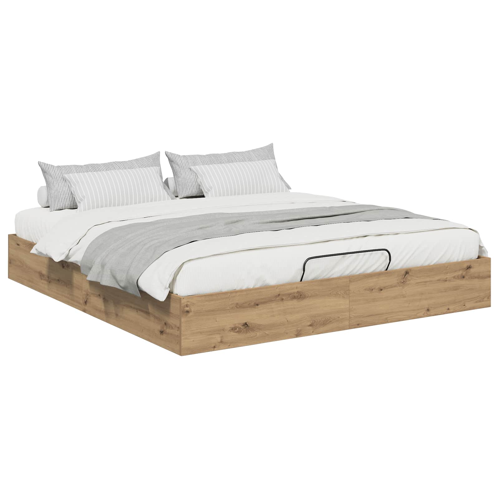 Letto ottomano Rovere Artigianale 203 x 180 x 25 cm | homemem39