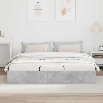 Letto ottomano Grigio Cemento 160 x 200 cm Legno ingegnerizzato | homemem39