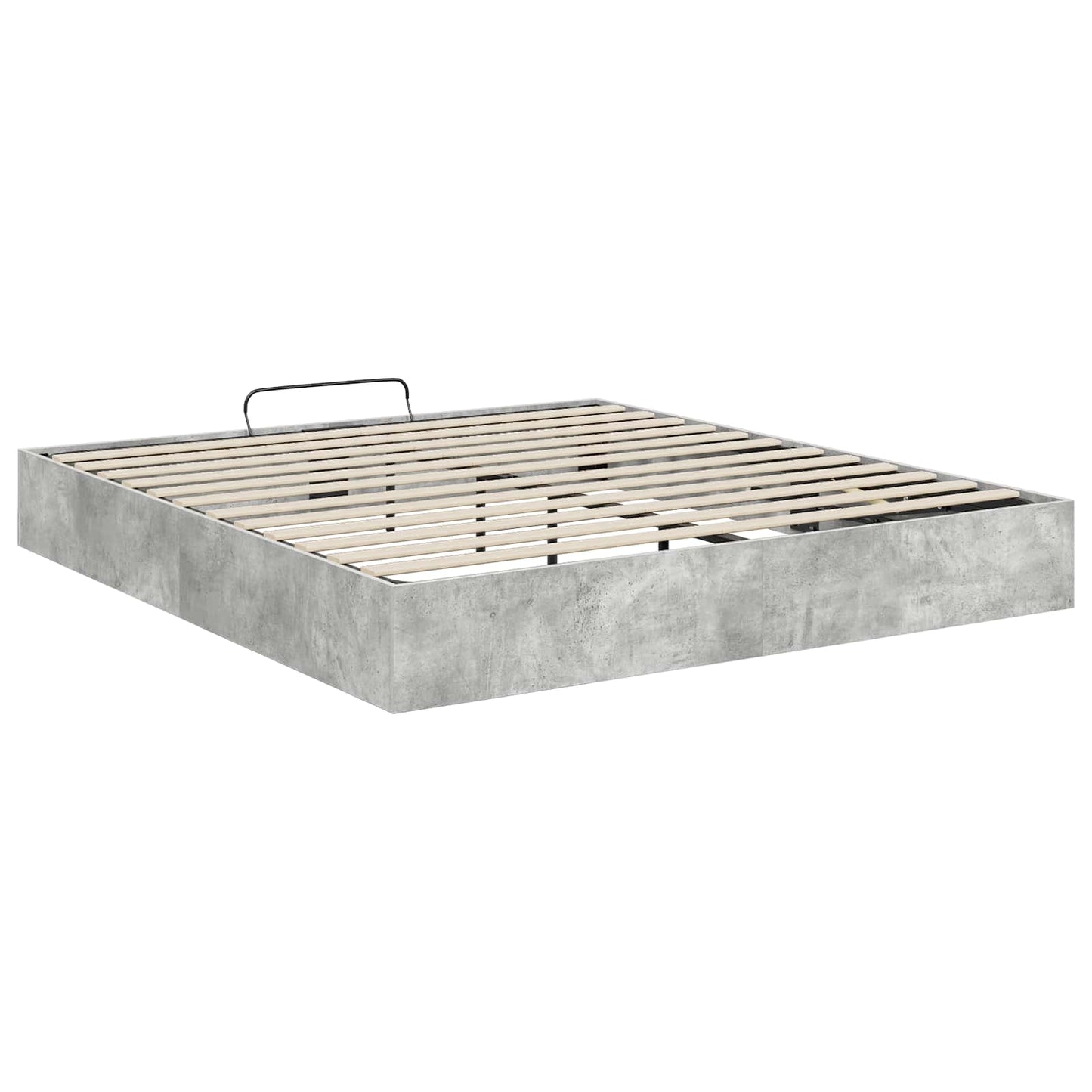 Letto ottomano Grigio Cemento 160 x 200 cm Legno ingegnerizzato | homemem39