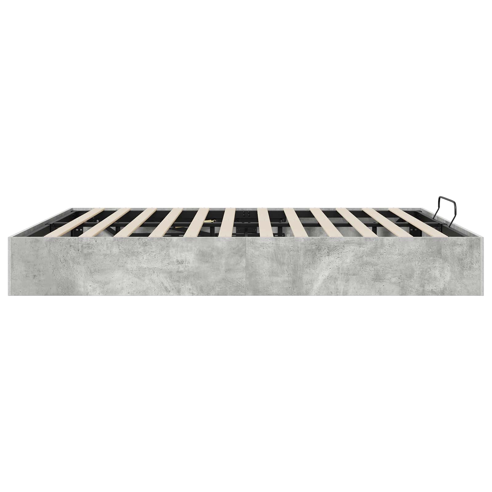 Letto ottomano Grigio Cemento 160 x 200 cm Legno ingegnerizzato | homemem39