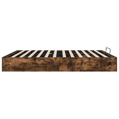 Letto ottomano Quercia Affumicata 203 x 160 x 25 cm | homemem39