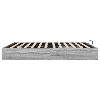 Letto ottomano Sonoma grigia 203 x 160 x 25 cm | homemem39
