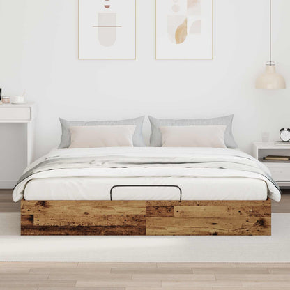 Letto ottomano Legno vecchio 160 x 200 cm Legno ingegnerizzato | homemem39