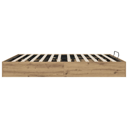 Letto ottomano Rovere Artigianale 203 x 160 x 25 cm | homemem39