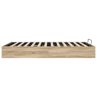 Letto ottomano Rovere Sonoma 150 x 200 cm Legno ingegnerizzato