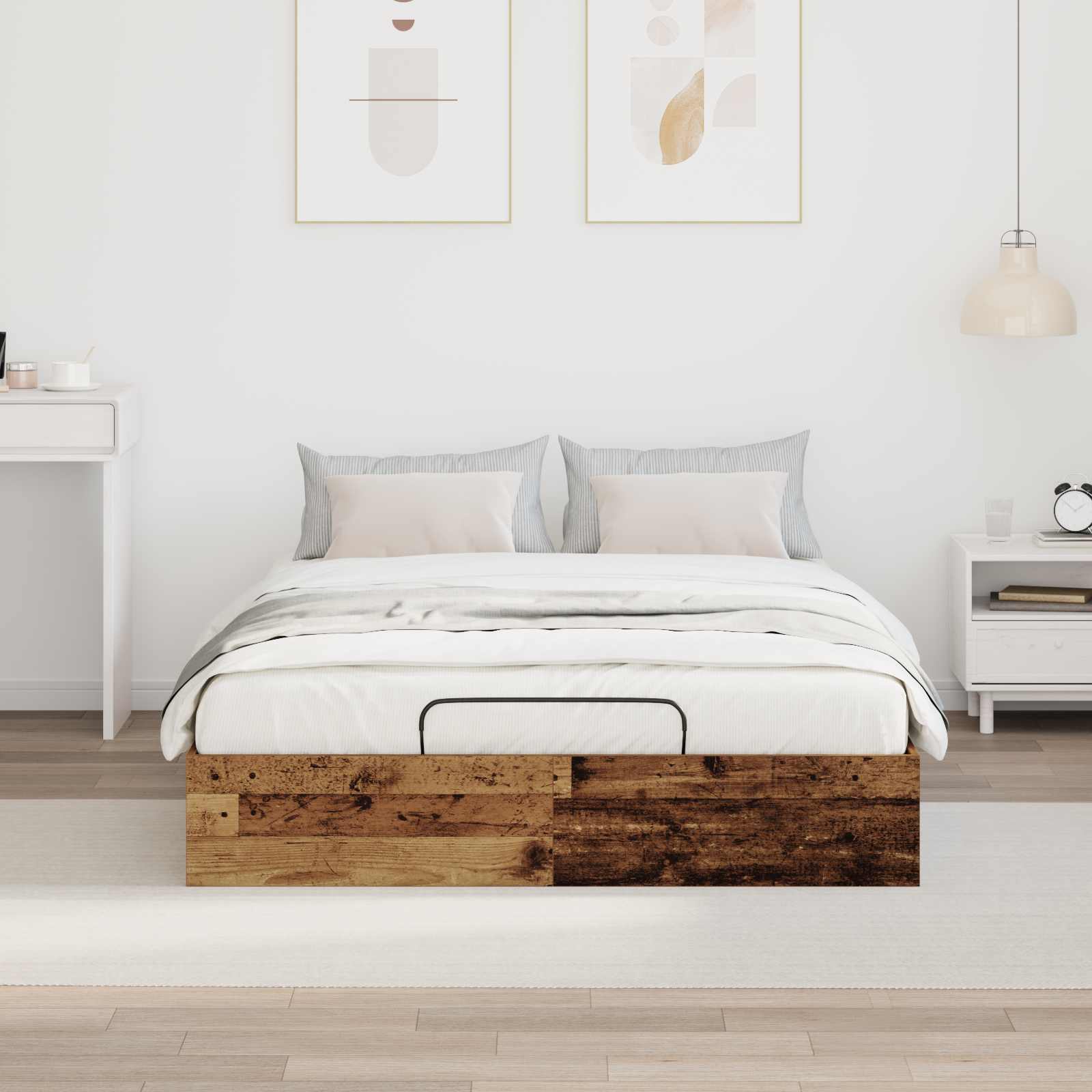 Letto ottomano Legno vecchio 203 x 150 x 25 cm | homemem39