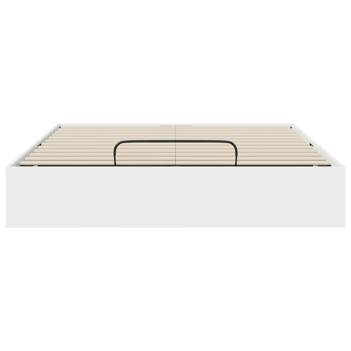 Letto ottomano Bianco 140 x 200 cm Legno ingegnerizzato