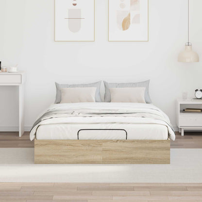 Letto ottomano Rovere Sonoma 120 x 200 cm Legno ingegnerizzato