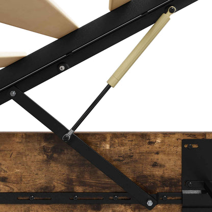 Letto ottomano Quercia Affumicata 203 x 120 x 25 cm | homemem39