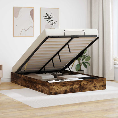 Letto ottomano Quercia Affumicata 203 x 120 x 25 cm | homemem39