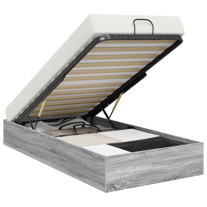 Letto ottomano Sonoma grigia 203 x 100 x 25 cm | homemem39
