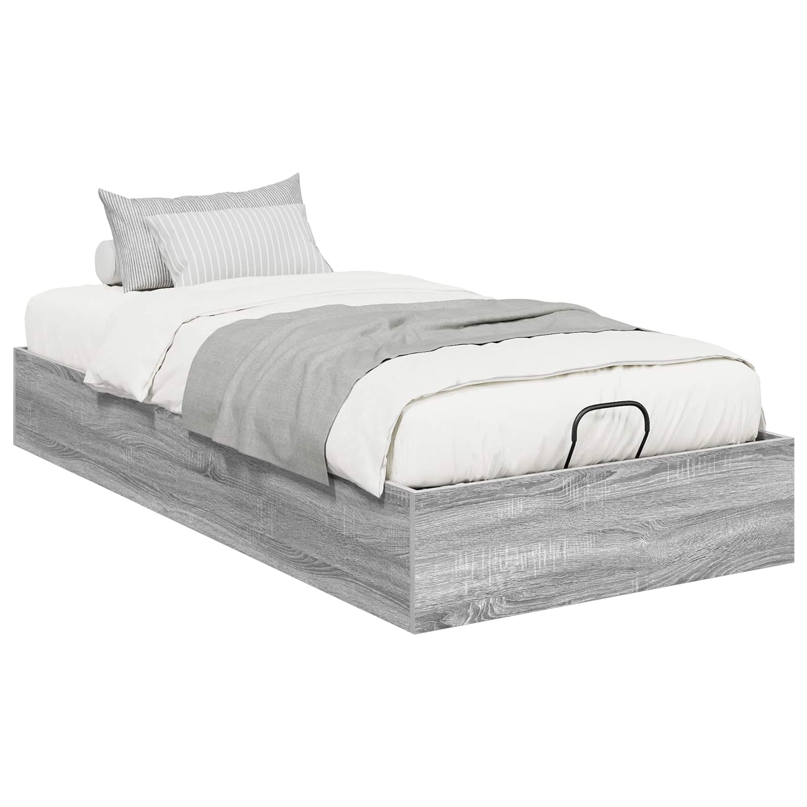 Letto ottomano Sonoma grigia 203 x 100 x 25 cm | homemem39