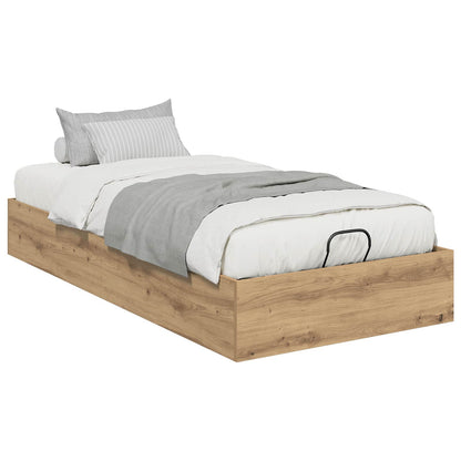 Letto ottomano Rovere Artigianale 100 x 200 cm | homemem39