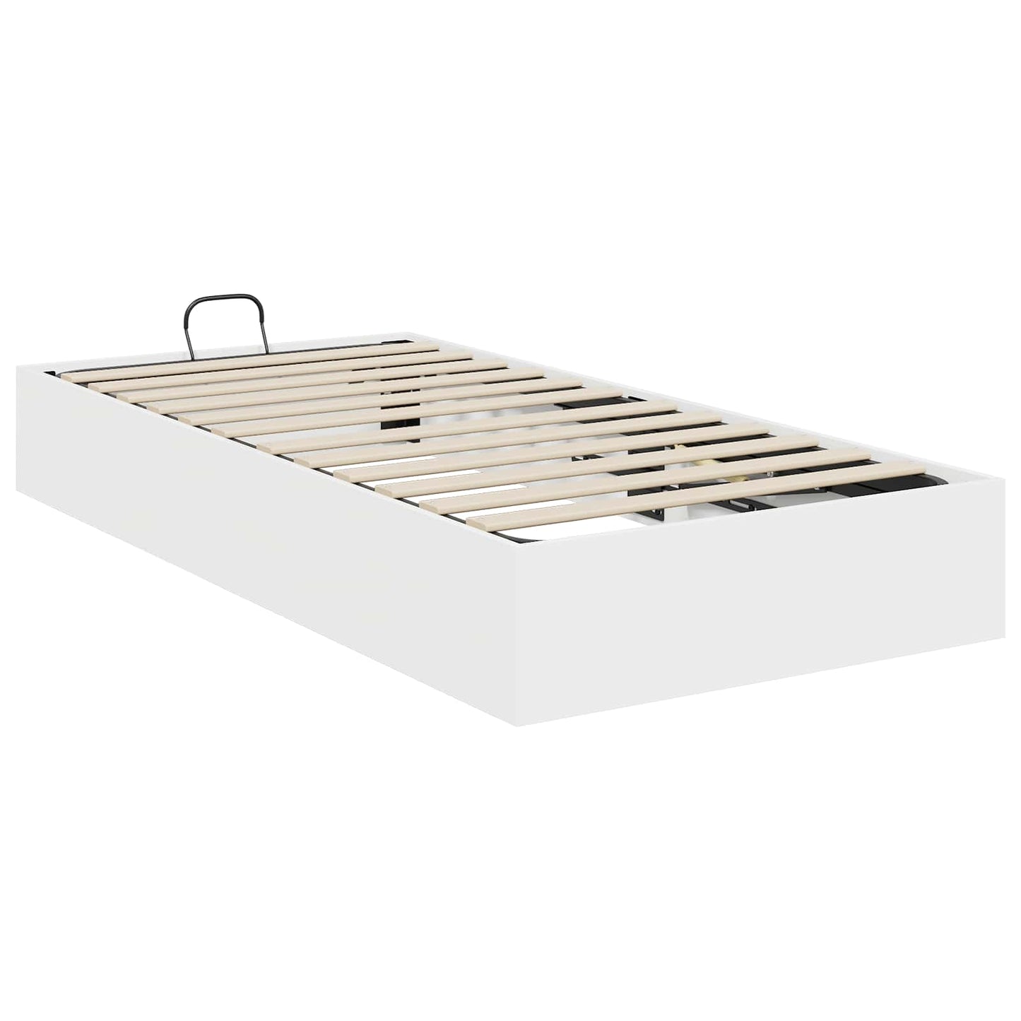 Letto ottomano Bianco 90 x 200 cm Legno ingegnerizzato