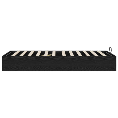 Letto ottomano Rovere Nero 80,5 x 200 cm Legno ingegnerizzato | homemem39