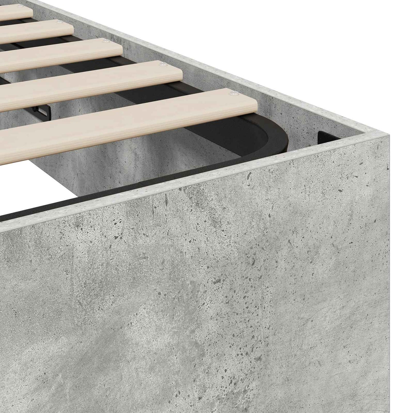 Letto ottomano Grigio Cemento 80,5 x 200 cm
