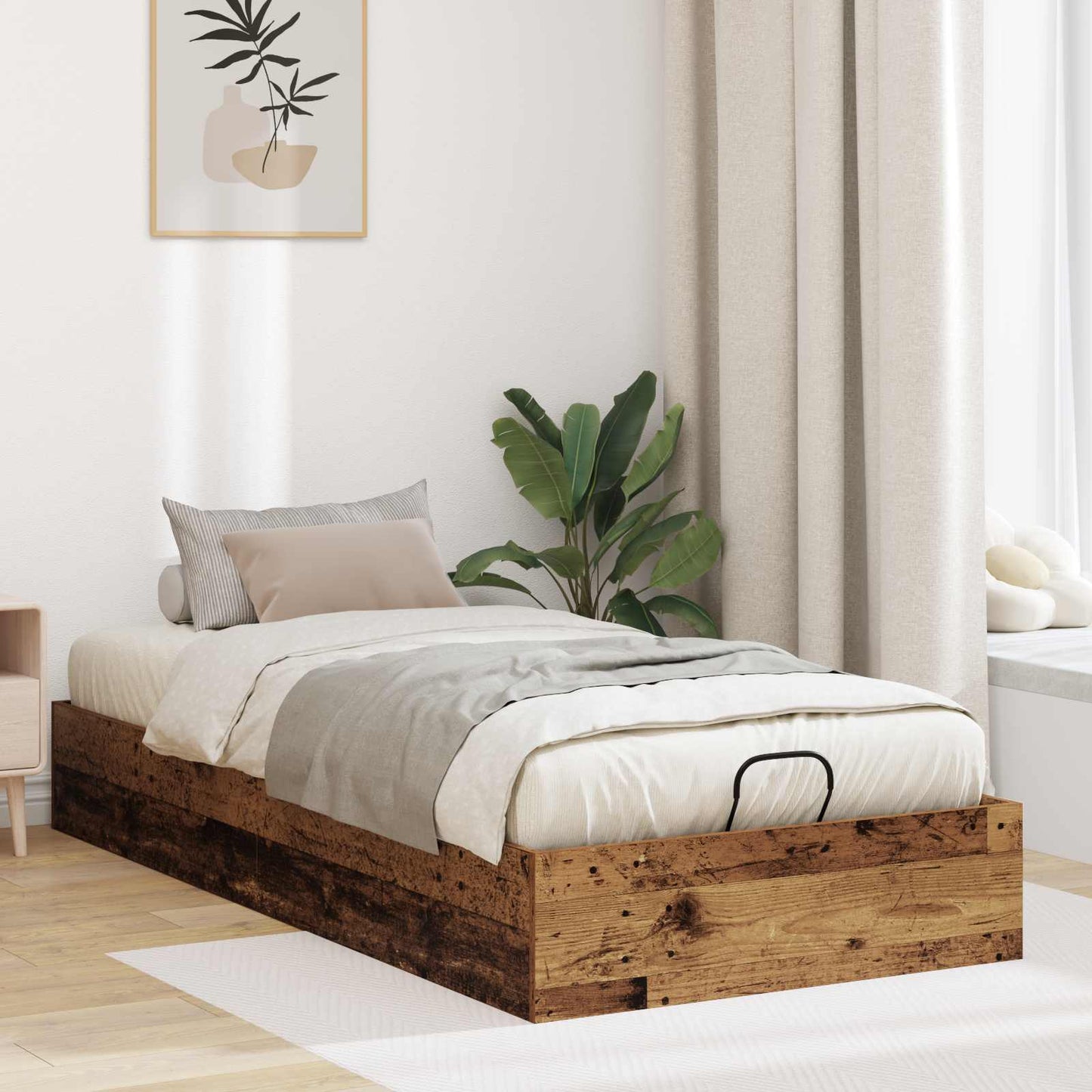 Letto ottomano Legno vecchio 80,5 x 200 cm Legno ingegnerizzato | homemem39