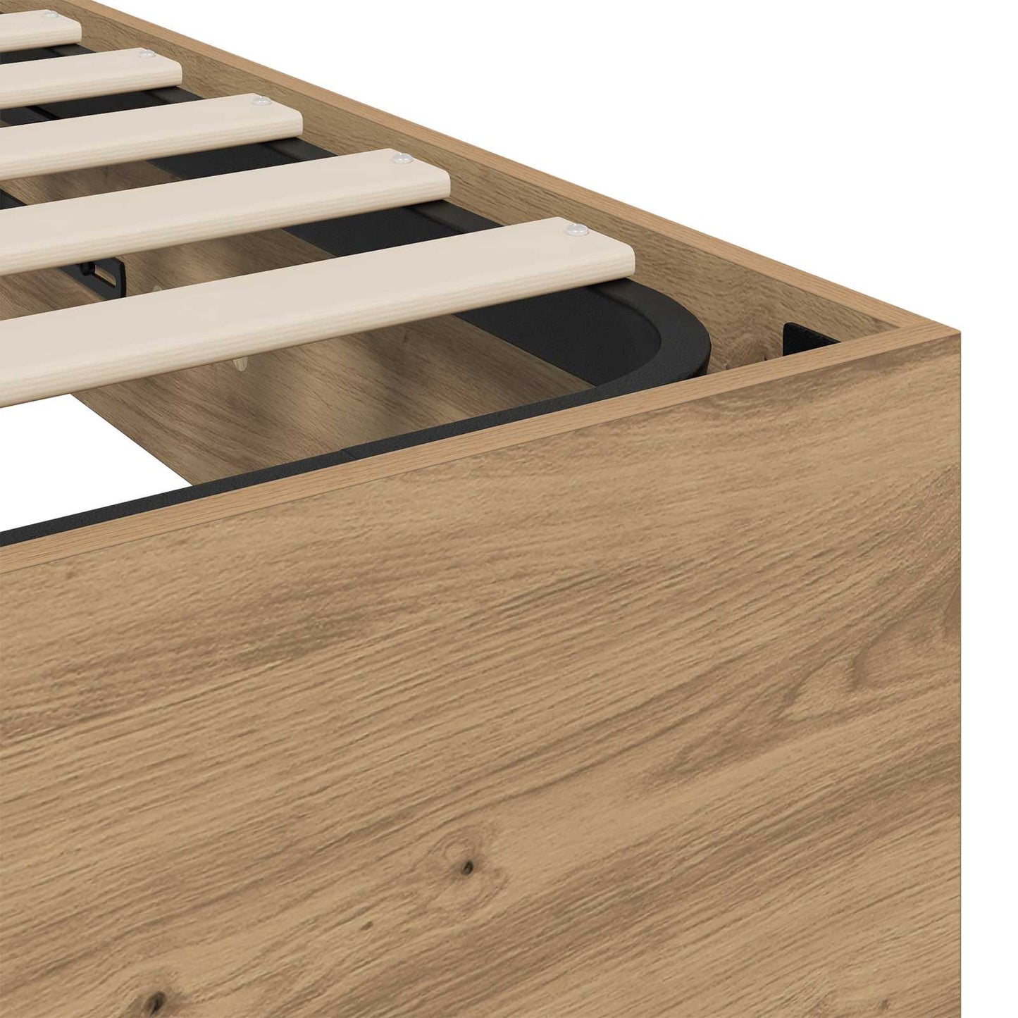 Letto ottomano Rovere Artigianale 80,5 x 200 cm | homemem39