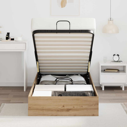 Letto ottomano Rovere Artigianale 80,5 x 200 cm | homemem39