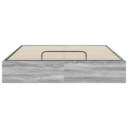 Letto ottomano Sonoma grigia 193 x 140 x 25 cm | homemem39