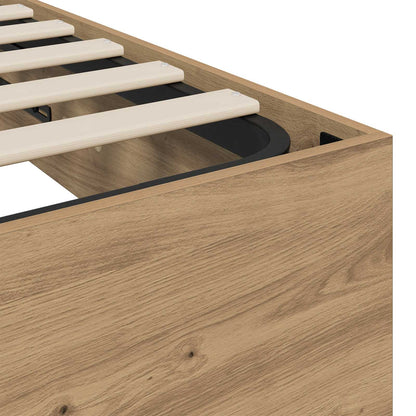 Letto ottomano Rovere Artigianale 140 x 200 cm | homemem39