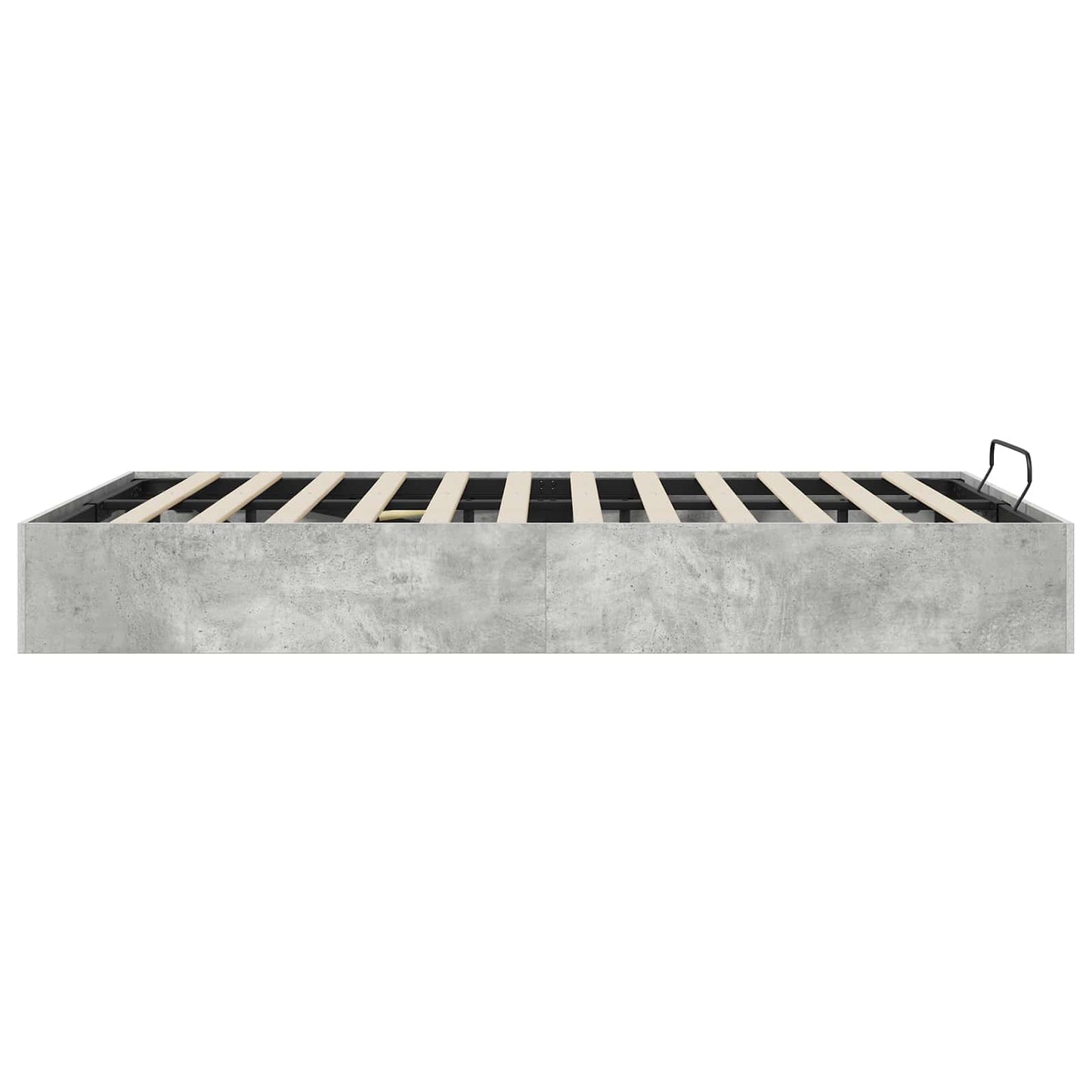 Letto ottomano Grigio Cemento 135 x 190 cm Legno ingegnerizzato | homemem39