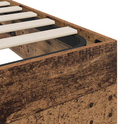 Letto ottomano Legno vecchio 193 x 120 x 25 cm Truciolare