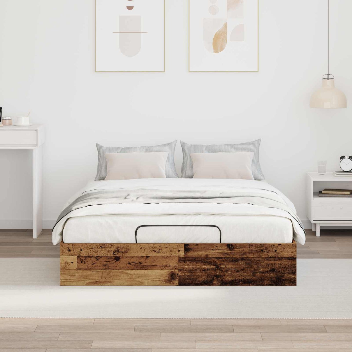 Letto ottomano Legno vecchio 193 x 120 x 25 cm Truciolare