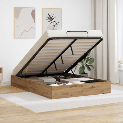 Letto ottomano Rovere Artigianale 135 x 190 cm | homemem39